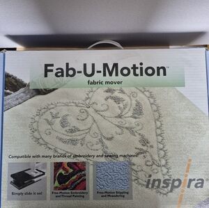 Sewing -Embroidery - Quilting - Fab-U-Motion Fabric Mover - Inspira